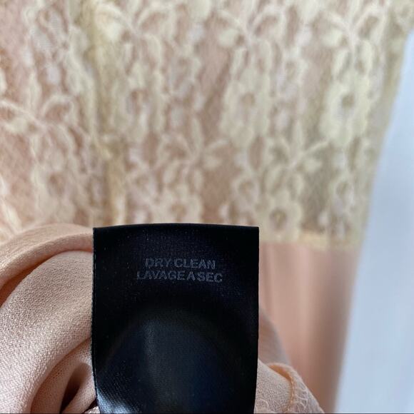 Badgley Mischka Pink Sleeveless Bow-Front Dress Size 10 - Picture 6 of 6